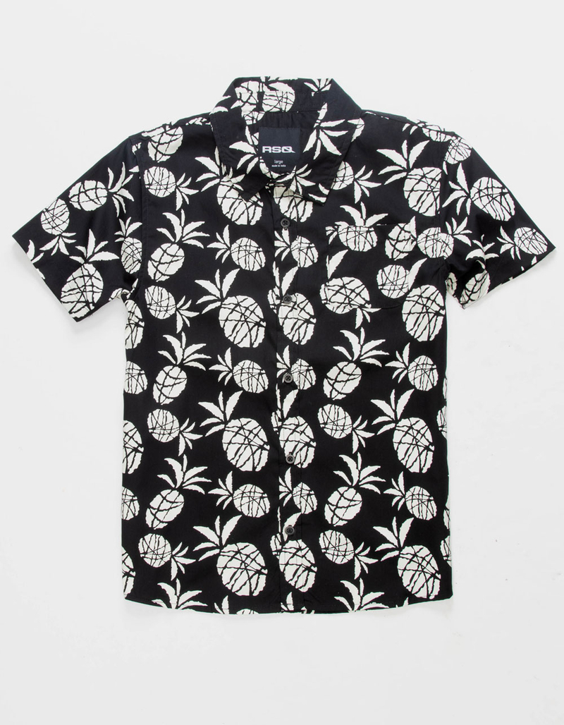 RSQ Boys Pineapple Button Down Shirt image number 0