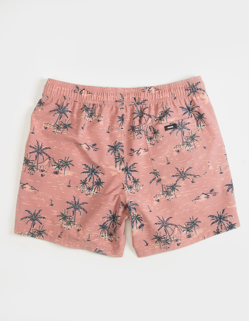 RSQ Tropics Mens 5" Swim Shorts image number 2