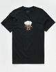 BORING LIFE CLUB Panic & Run Mens T-Shirt image number 1