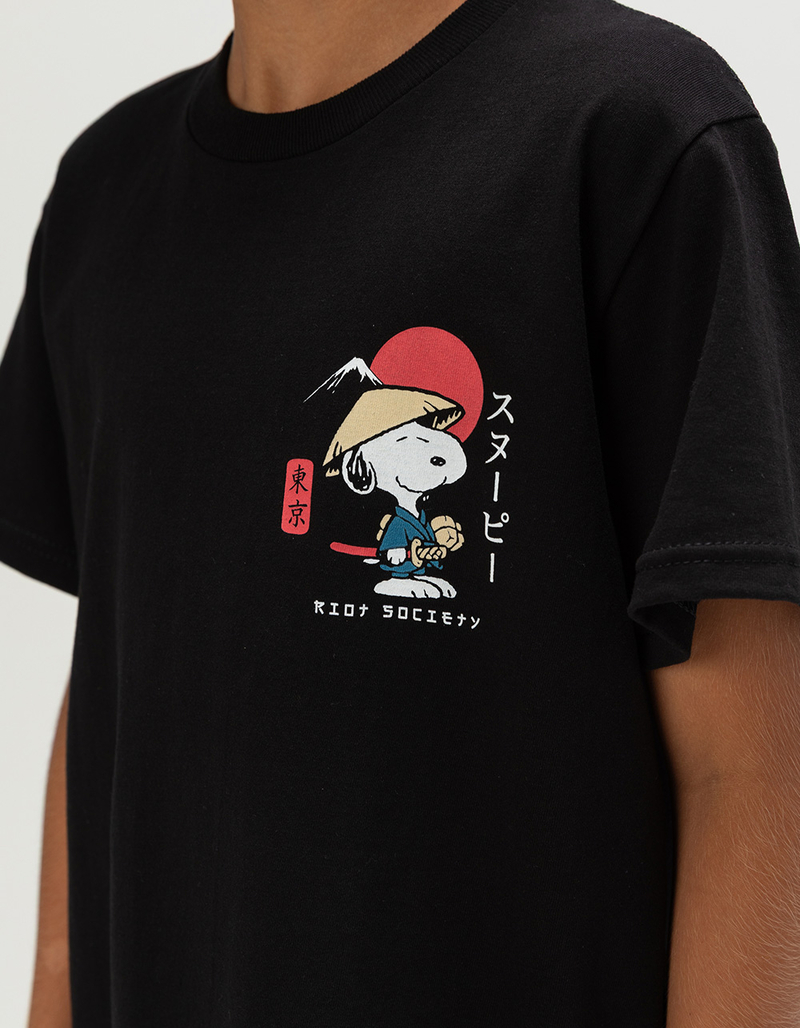 RIOT SOCIETY x Peanuts Samurai Boys Tee image number 5