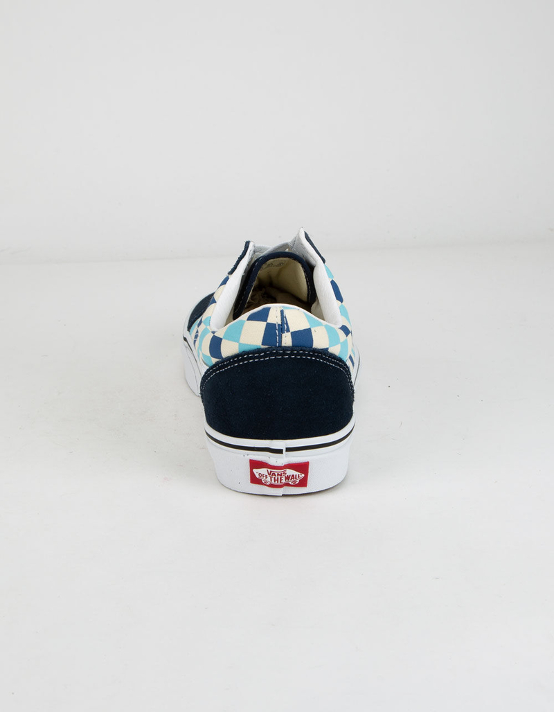 VANS Checkered Old Skool Blue Topaz Shoes image number 4