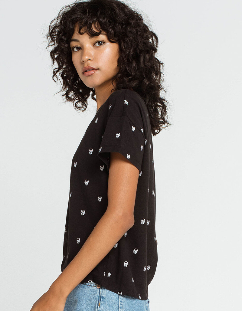 OTHERS FOLLOW Modern Skull Womens Tee image number 1