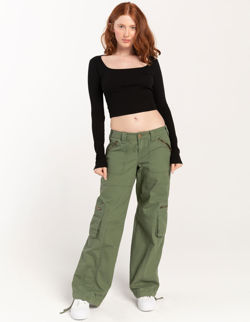 TILLYS Square Neck Womens Long Sleeve Top image number 1