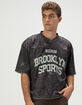RSQ Mens Baggy Crop Mesh Jersey image number 1