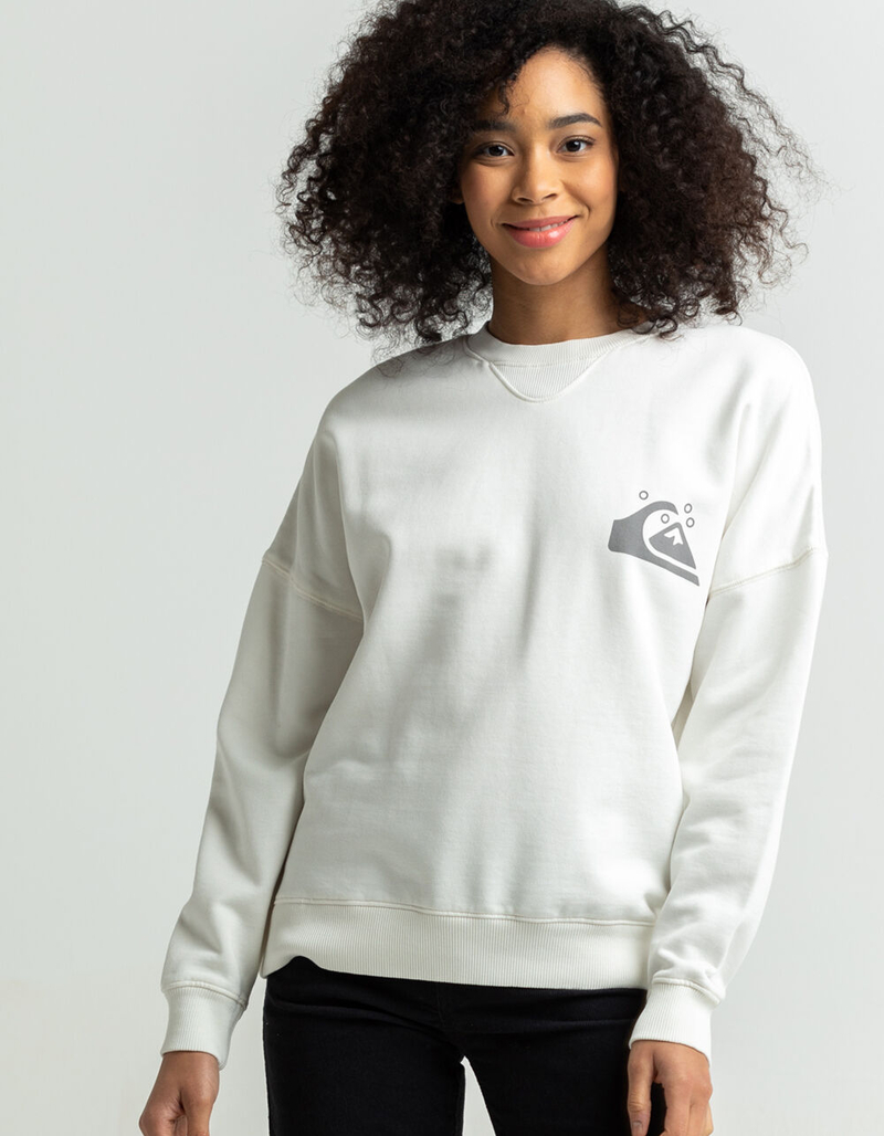 QUIKSILVER Womens Oversized Crewneck Sweatshirt image number 0