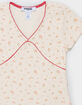RSQ Girls Contrast Trim Ditzy Top image number 2