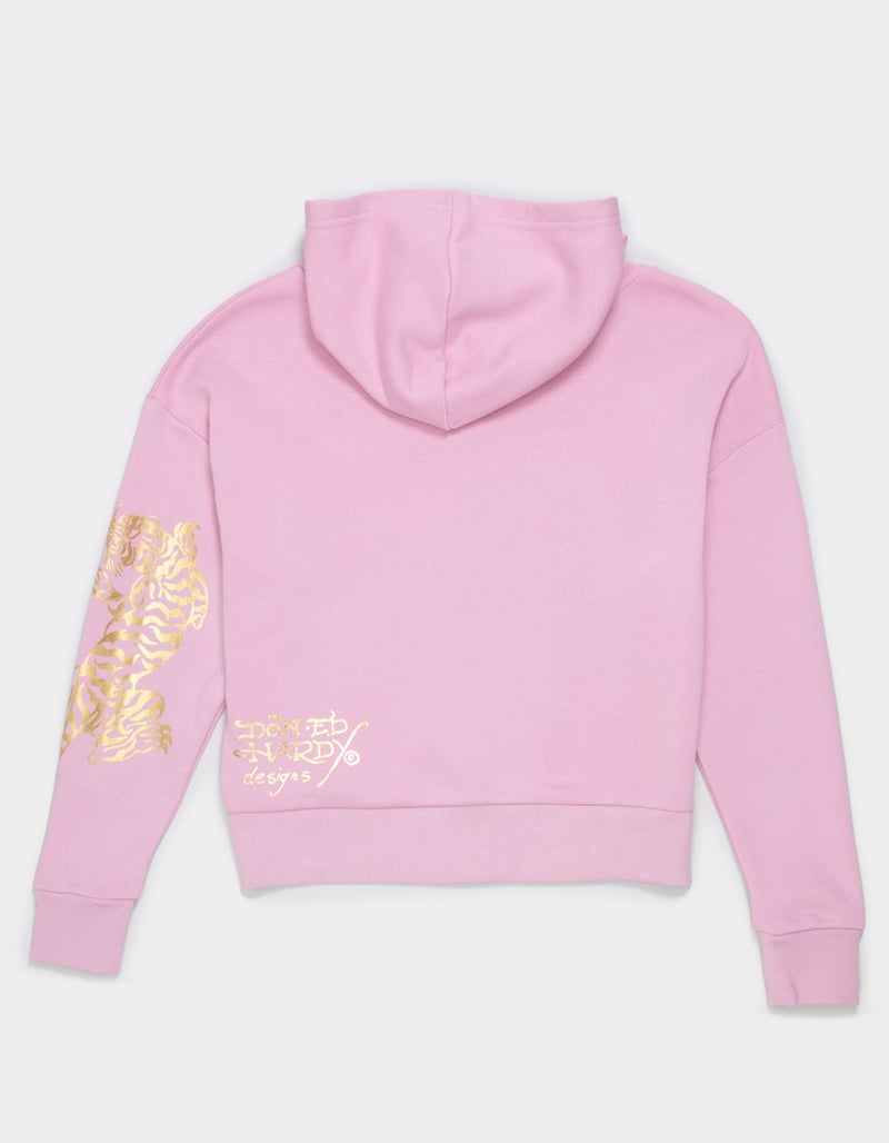 ED HARDY Tiger Rose Girls Zip-Up Hoodie image number 2
