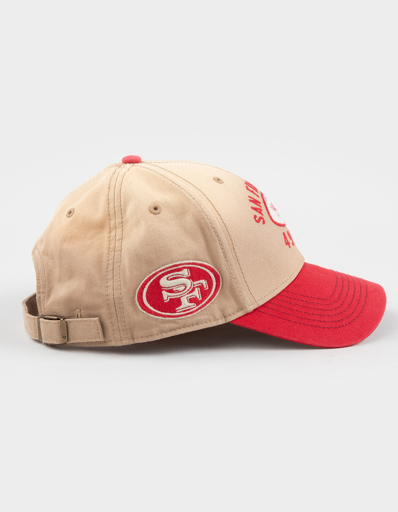 47 BRAND San Francisco 49ers Dusted Abilene Strapback Hat image number 2