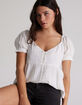 VOLCOM A Full Out Womens Babydoll Top image number 2