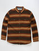 PENDLETON Stripe Sherpa-Lined Mens Shirt Jacket image number 1