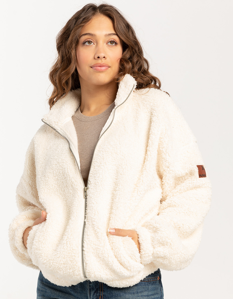 HURLEY Micah Full Zip Womens Sherpa Jacket image number 0