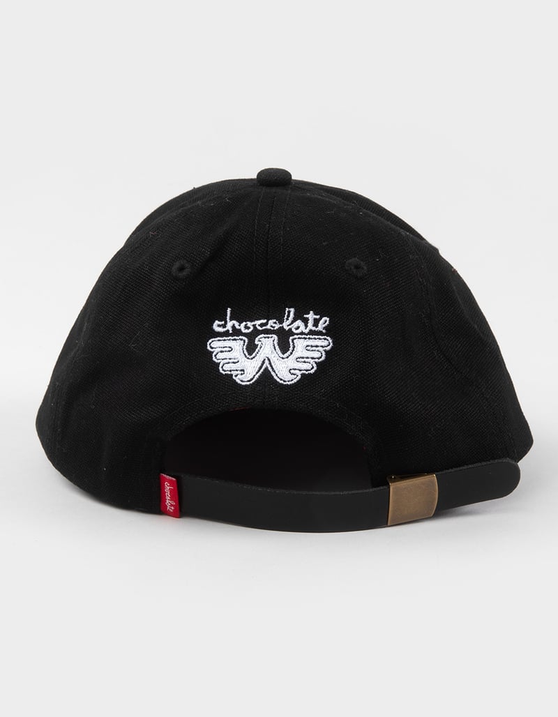 CHOCOLATE Too Dumb 6 Panel Strapback Hat image number 2