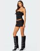EDIKTED Arlette Grommet Mini Skort image number 3