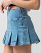 BDG Urban Outfitters Kilt Denim Mini Skirt image number 2