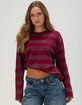 BDG Urban Outfitters Kai Womens Boxy Long Sleeve Stripe Tee image number 1