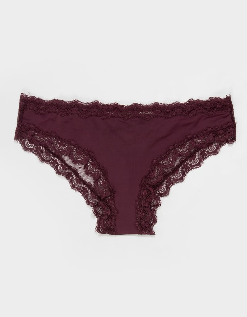 FULL TILT Polka Dot Lace Trim Bikini Panties image number 0