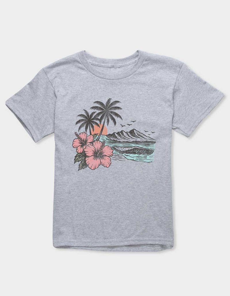 HAWAII Aloha Landscape Unisex Kids Tee image number 0