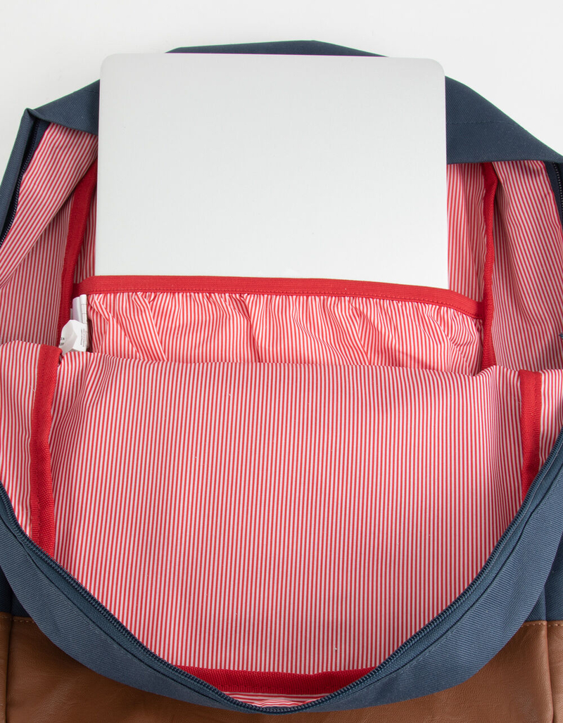 HERSCHEL SUPPLY CO. Heritage Peacoat & Tan Backpack image number 3