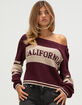 RSQ Womens California Crop Sweater image number 1