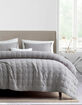Garment Washed 3pc Full/Queen Quilt Set image number 1