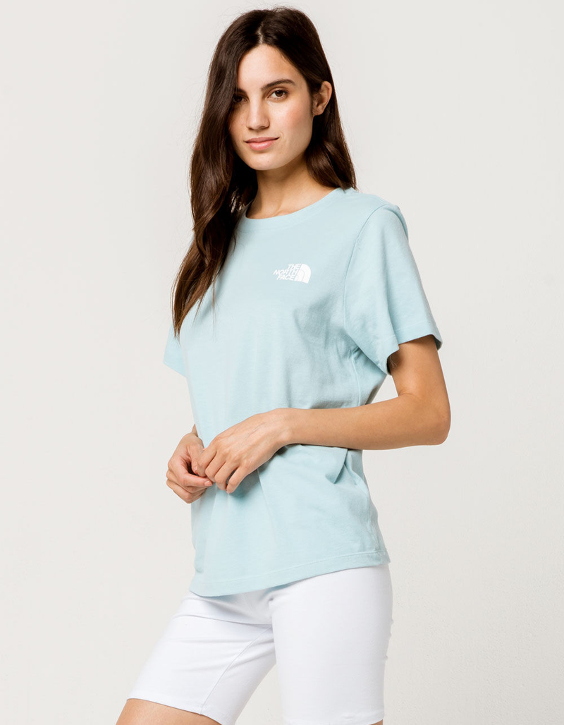 THE NORTH FACE Red Box Light Blue Womens Tee image number 2