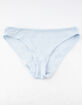 FULL TILT Ribbed Light Blue Hipster Panties image number 1