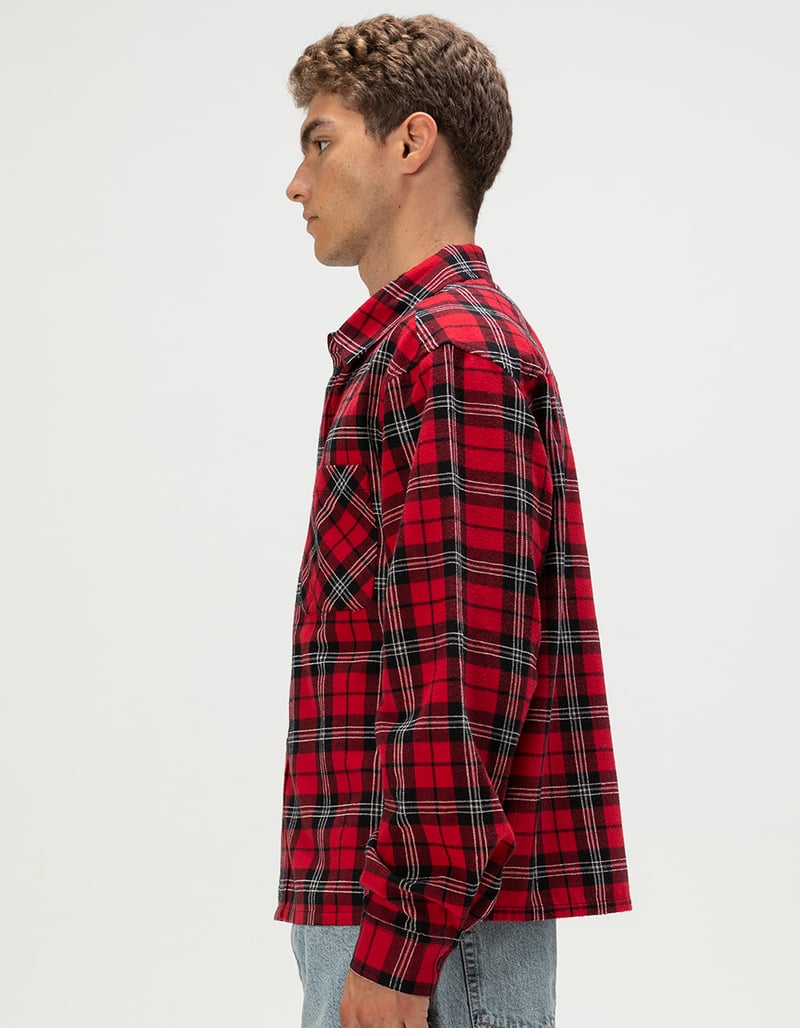 RSQ Mens Textured Flannel  image number 3