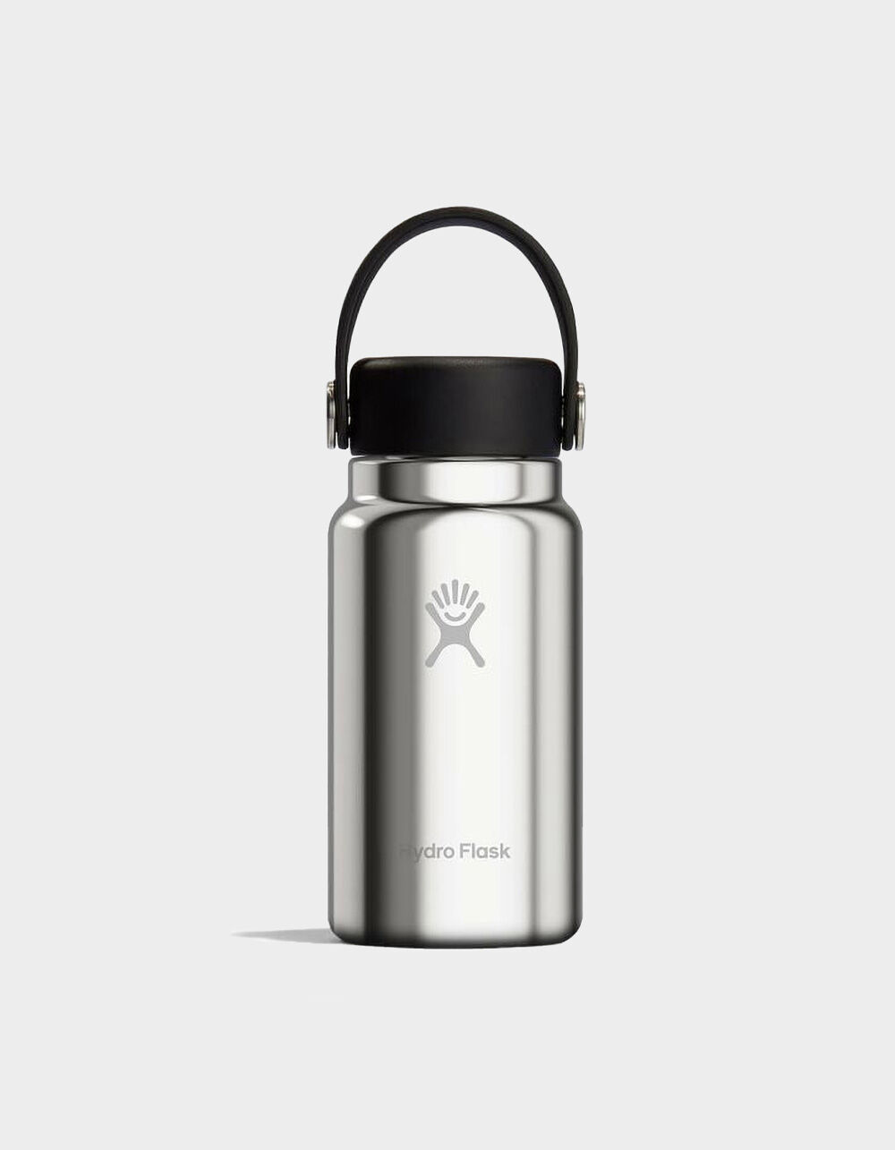 Hydro Flask マイクロ　シルバー HYDRO FLASK 6.7 oz Micro Hydro Metallic Mini Bottle - SILVER - ONE