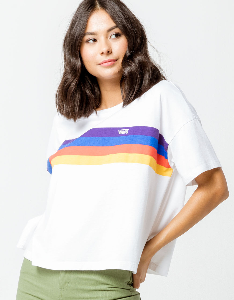VANS Rainee White Womens Tee image number 0