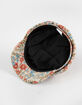 Floral Tapestry Womens Baker Boy Hat image number 4