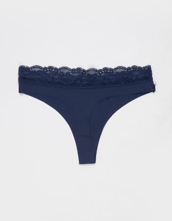 FULL TILT Lasercut Lace Waist Thong Alternative Image