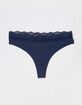 FULL TILT Lasercut Lace Waist Thong image number 2