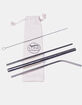 STRW CO. 3 in 1 Silver Steel Straw Variety Pack image number 1