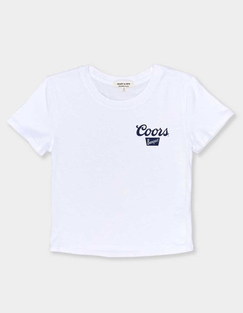 COORS Banquet Dawn And Dusk Womens Baby Tee image number 1