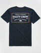 SALTY CREW Topstitch Mens Navy Pocket Tee image number 1