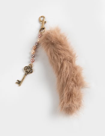 FULL TILT Faux Fur Tail Bag Charm Primary Image