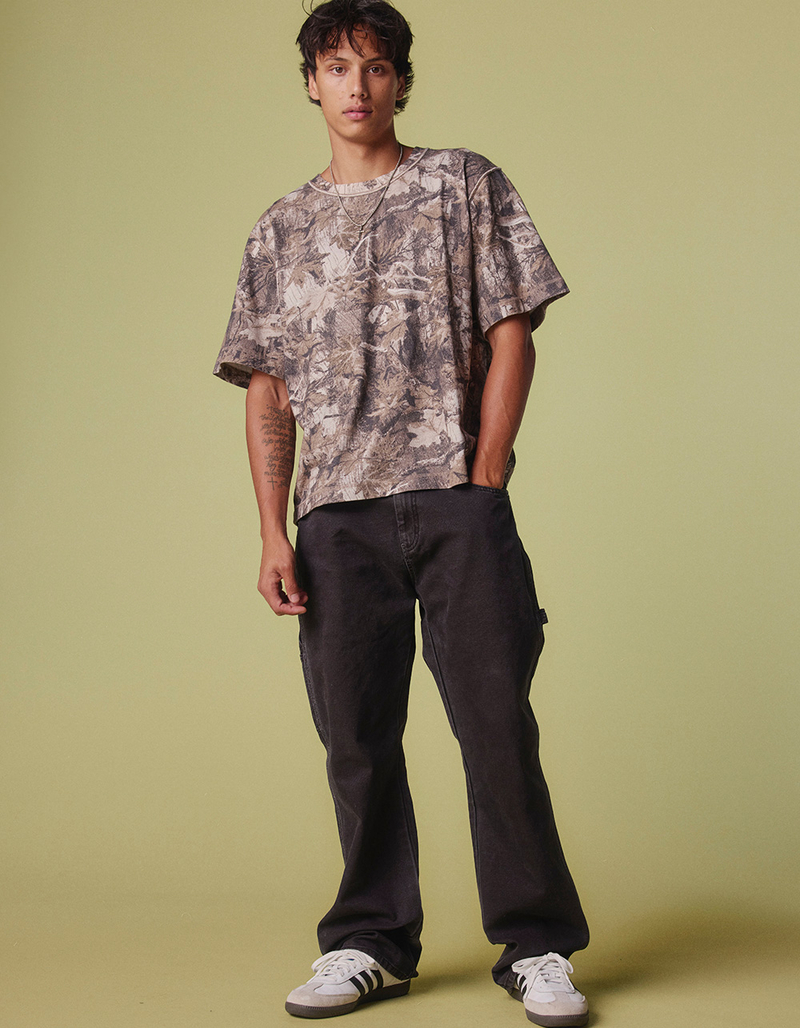 RSQ Mens Washed Boxy Tee image number 3
