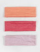 FULL TILT 3 Pack Soft/Shimmer Headbands image number 2