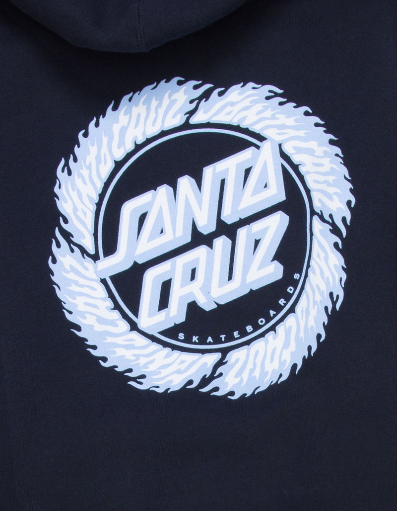 SANTA CRUZ Flame Ringed Dot Boys Hoodie image number 2