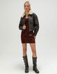 WEST OF MELROSE Flocked Womens Tube Dress image number 2