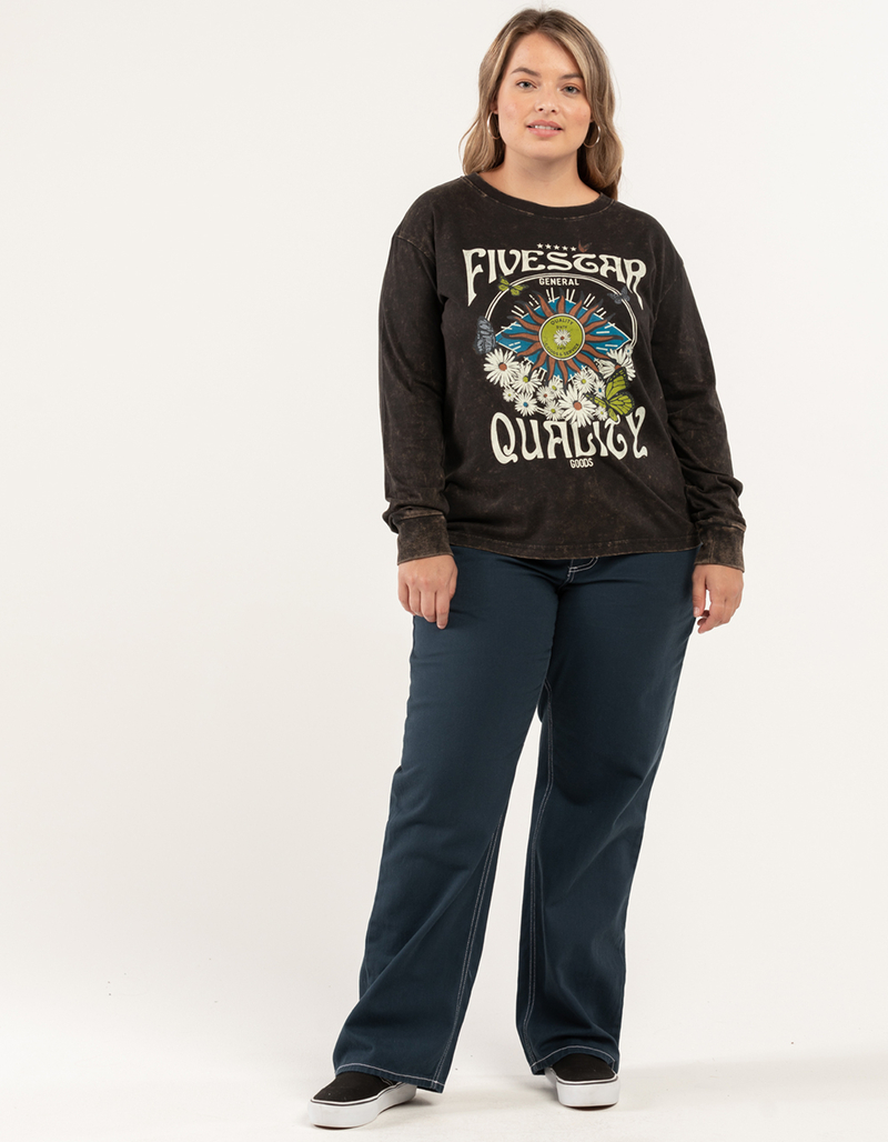 FIVESTAR GENERAL CO. Sun Daisies Oversized Womens Tee image number 8
