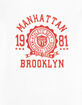 FULL TILT Brooklyn Girls Flocked Ringer Tee image number 2
