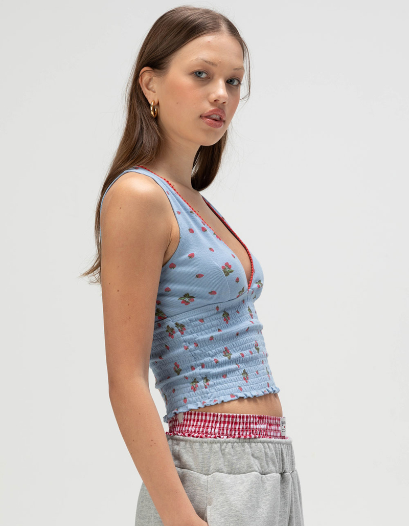 BDG Urban Outfitters Verity Womens Smocked Tank Top image number 2