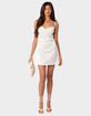 EDIKTED Rowan Mini Satin Effect Slip Dress image number 3