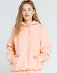CHAMPION Reverse Weave Womens Peach Boyfriend Hoodie image number 1