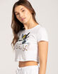 OBEY Watering Can Cherub Womens Crop Tee image number 2