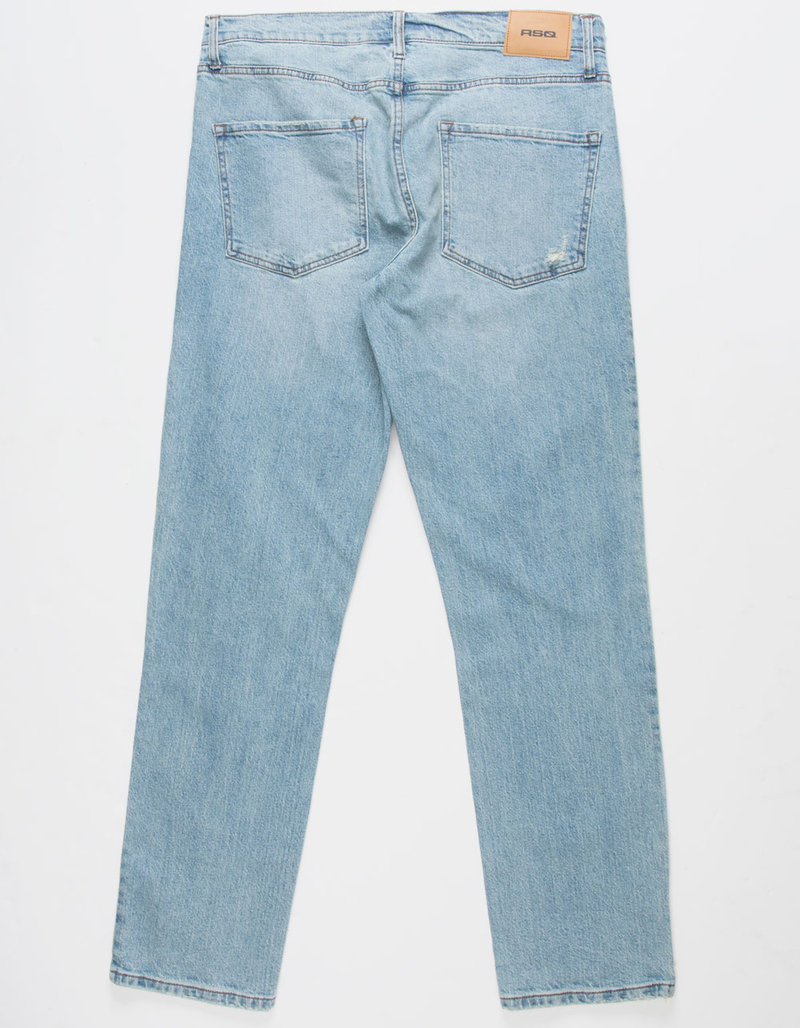 RSQ Mens Relaxed Taper Medium Tint Denim Jeans image number 6