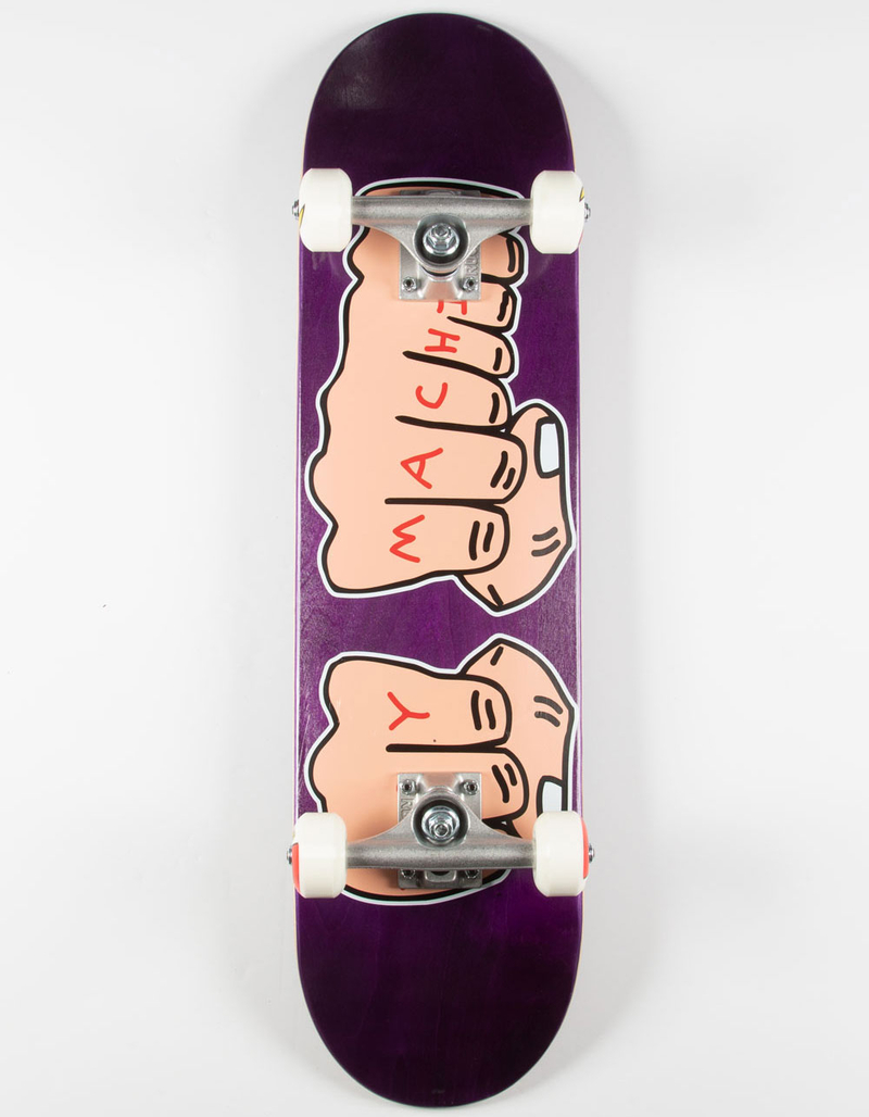 TOY MACHINE 7.375" Woodgrain Mini Complete Skateboard image number 0