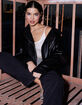 WEST OF MELROSE Faux Leather Shearling Womens Jacket image number 1