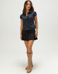RSQ Womens Low Rise Pleated Mini Skort image number 5